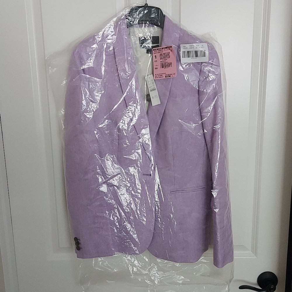 J. CREW New Parke Blazer in Stretch Linen - Orchid White TALL - Picture 2 of 10
